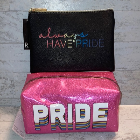 Handbags - “Pride” & “Always Have Pride” Cosmetic Bag Zipper Pouch Set